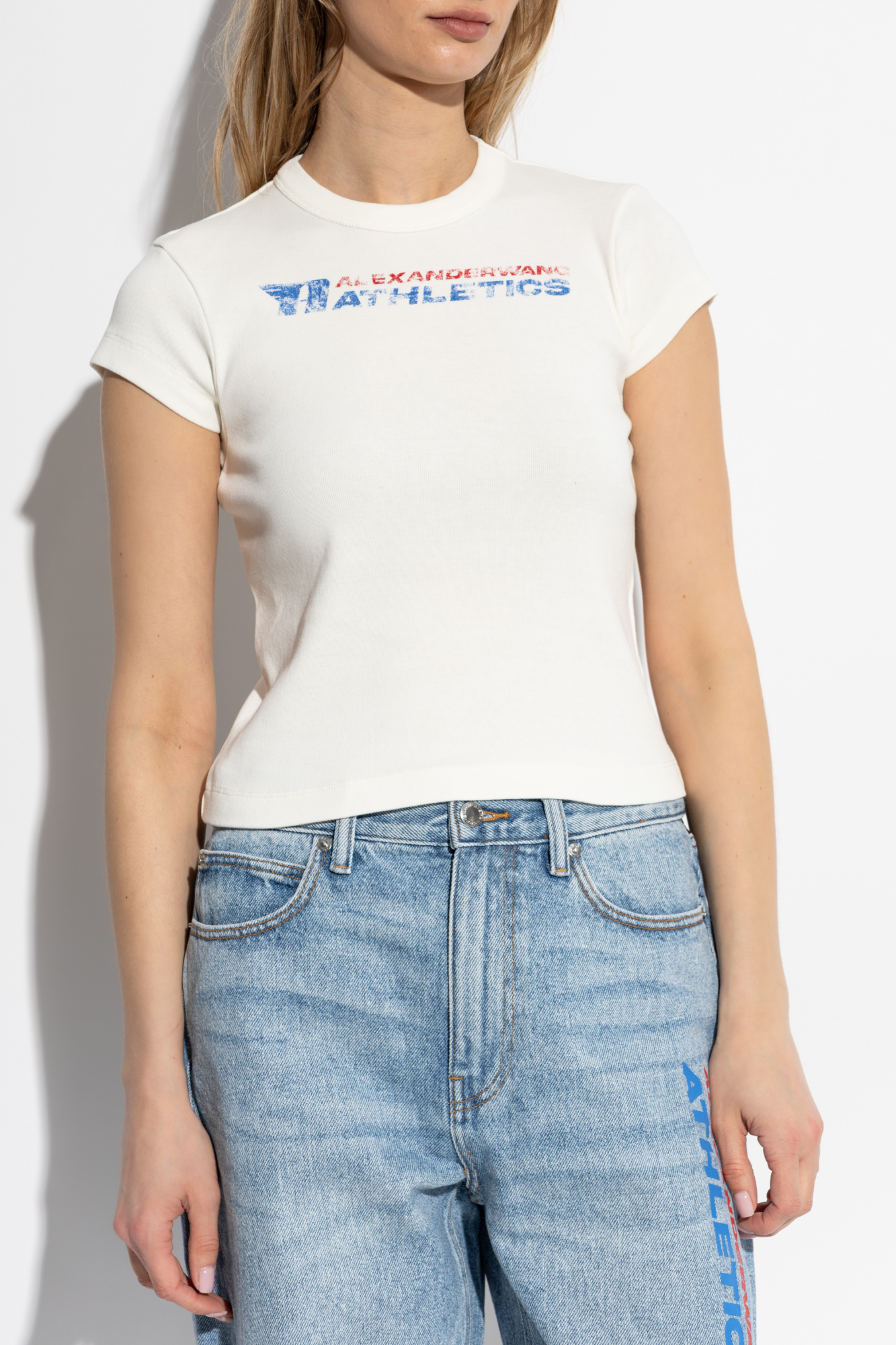 T by Alexander Wang T-shirt with printed logo | Women's
